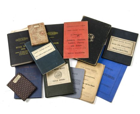 A Collection of North Eastern Railway and other Rulebooks and related materials: including NER Rulebook, 1913, 'Working of El