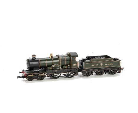 A Bachmann 00 Gauge GWR 'City' Class Locomotive and Tender: ref 31-726, in GWR fully-lined green with garter crest as no 3433