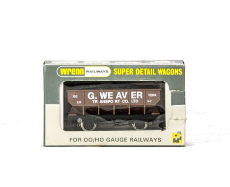 A Wrenn 00 Gauge Limited Edition W5502 'Weaver Transport' Hopper Wagon,  in original window box with white card insert, E, bo