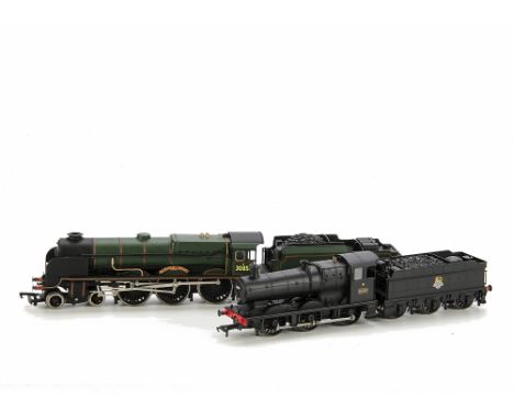 Two Bachmann 00 Gauge Southern and Western Region Tender Locomotives: comprising ref 31-402 'Lord Nelson' Class 4-6-0 as no 3