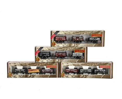 Bachmann 00 Gauge Freight Stock: Four 'Coal Trader Classics' 3-wagon sets, including London and East Midlands area sets, and 