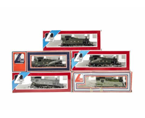 Lima 00 Gauge GWR and LNER Steam Locomotives: including four 45xx 2-6-2T locomotives (all in GWR green numbered 4589), togeth