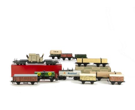 Trix Express OO/HO Gauge 3-rail Continental Freight Stock: including 20/74 Grossraumwagen, 20/158 Langholz-wagen and 20/92 Mo