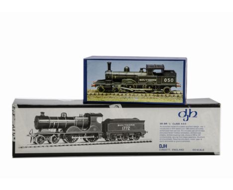 Two unmade OO Scale 'Southern' Area Locomotive Kits by DJH and Nu-Cast: Comprising a DJH 'L' Class 4-4-0, with instructions, 