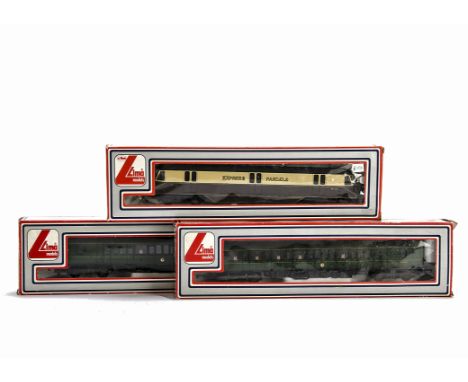 Lima 00 Gauge Diesel Units: comprising GWR Parcels Express Railcar no 34 in brown/cream, together with BR 2-car unit W51340/W
