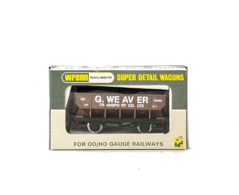 A Wrenn 00 Gauge Limited Edition W5502 'Weaver Transport' Hopper Wagon,  in original window box with white card insert, E, bo