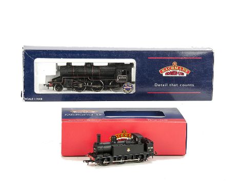 Two Bachmann 00 Gauge LMR Locomotives: comprising 32-176, 'Crab' Class 6P5F 2-6-0 no 42765, with 31-431 Johnson Class 1F 0-6-