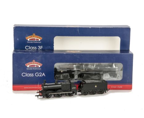 Two Bachmann 00 Gauge LMR Tender Locomotives: comprising 31-475, NRM Special Edition 'Super D' Class 7F 0-8-0 no 49395, with 