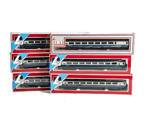 Lima 00 Gauge Coaching Stock: comprising thirteen Mk 2/3 coaches, all in BR blue/grey livery, VG-E, boxes VG (13)