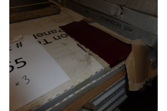 3 Large Pallets Of Mfi Clad On Tower End Panels Single Robe Units