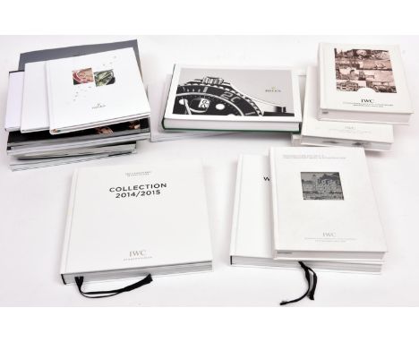 20x IWC and Rolex watch catalogues. Recent editions including; 6x hardback IWC catalogues; 2008, 2009/10, 2010/11, 2011/12, 2