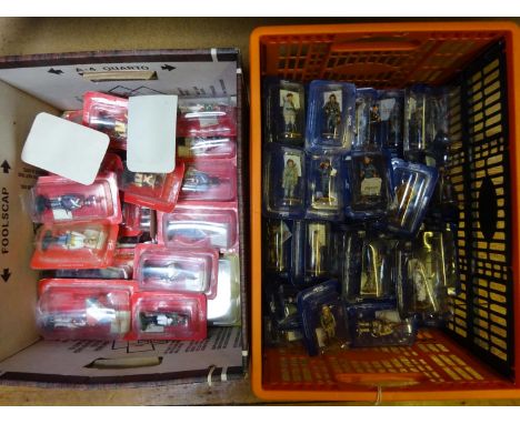 Approx 80 Del Prado. Standing figures including, Corp Military Police 9th Airforce USA 1944, Female Sniper Red Army USSR, Ard