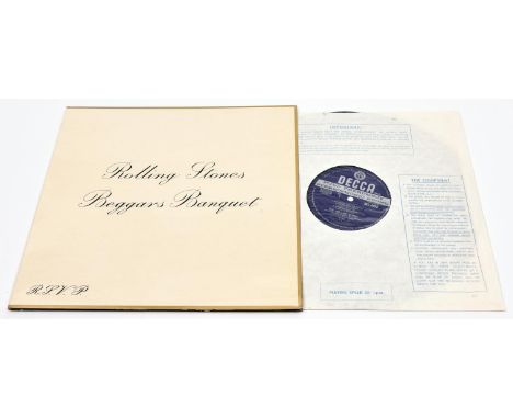 The Rolling Stones - Beggars Banquet. Decca stereo 12" vinyl record. 1968, XZAL-8476-1K XZAL-8477-1K. VGC. £30-50 