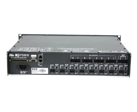 BSS Prosys IQ PS8810 digital signal processor/speaker management system rack unit  *Recently decommissioned from The Royal Op