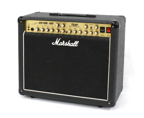 2003 Marshall TSL601 Triple Super Lead guitar amplifier, made in England, with foot switch 