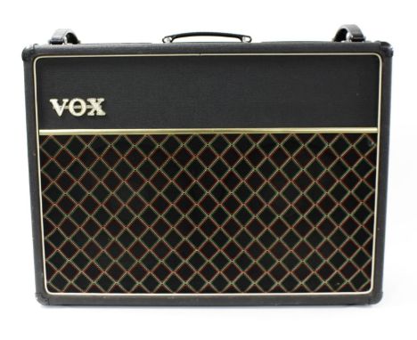 Early 1970s Vox AC30 guitar amplifier, made in England,&nbsp;ser. no. 2xxx3, vib/trem channel requires attention 