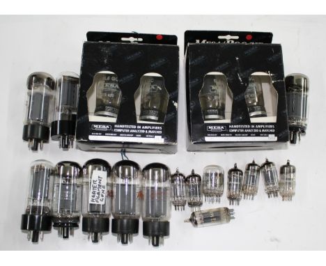 Selection of amplifier valves to include Mesa Boogie, Sovtek, Peavey, Fender, etc 