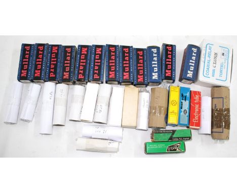 Selection of amplifier valves including EL,&nbsp;ELC, PCF, EB, PY TC., Mullard, JJ, Zaeux etc 