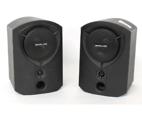 Pair of B&amp;W Rock Solid Team speaker monitors 