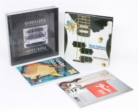 Geddy Lee's 'Big Beautiful&nbsp;Book of Bass'&nbsp;(new and sealed); together with 'Bass Culture, The John Entwhistle Bass co