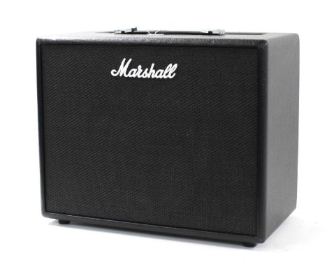 Guitar amplifier speaker cabinet,&nbsp;converted from a Marshall Code 50 amplifier 