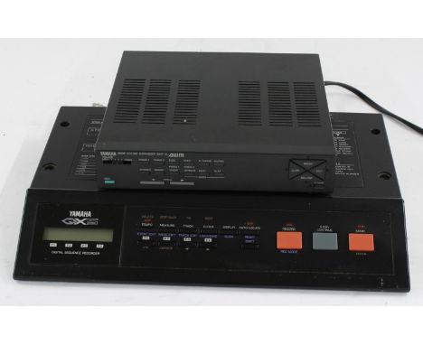Yamaha QX5 digital sequence recorder:&nbsp;together with a Yamaha EMT-10 sound expander (2) 