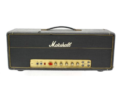 1976 Marshall JMP MKII 50 watt&nbsp;guitar&nbsp;amplifier head, made in England,&nbsp;ser. no. S/A 3508H 