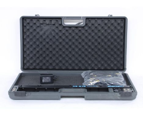 Boss BCB-60 guitar effects pedal board, with power supply and patch cables 