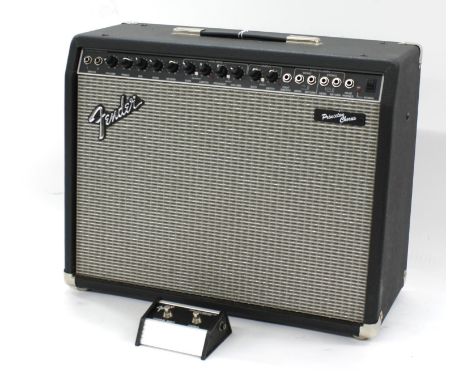 Fender Princeton Chorus guitar amplifier, made in Mexico,&nbsp;ser. no. M850766, with foot pedal 