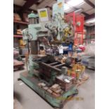 Carlton Radial Arm Saw, 4' x 11'' w/ Vise