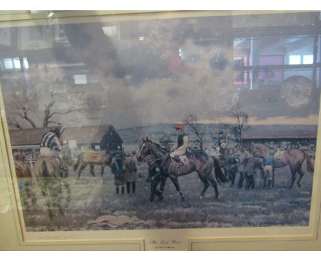 "The Last Race" by Neil Cawthorne, pencil signed limited edition print, 167/850