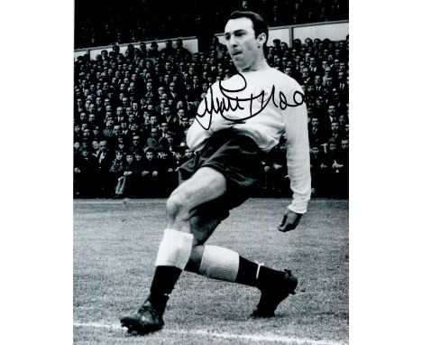 Jimmy Greaves signed 10x8 black and white photo. James Peter Greaves MBE (20 February 1940 - 19 September 2021) was an Englis