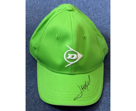 Jose María Olazabal signed Dunlop golf cap. José María Olazábal Manterola ( born 5 February 1966) is a Spanish professional g
