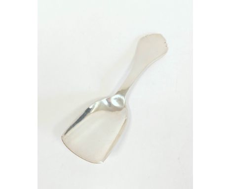 Silver caddy spoon of shovel shape by George Jenson No31 