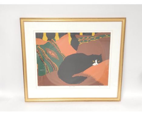 Lorna Massie (American 20th Century) Best Cat Limited Edition Silkscreen Print No 8 of 80, signed and titled in pencil. 45cm 