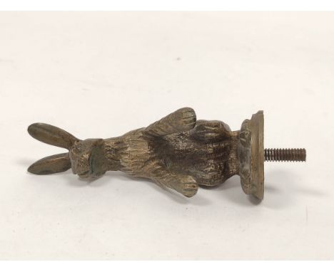 Alvis bronze hare mascot. 11cm, probably 1920's