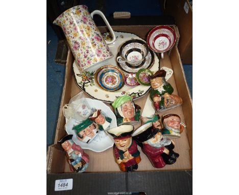 A quantity of china including Royal Grafton cabinet cups and saucers, miniature Shelley cup and Limoges pieces, Royal Doulton