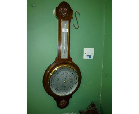A Banjo Barometer/thermometer by Shortland.