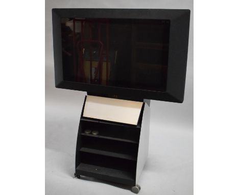 A Vintage Bang and Olufsen 28" TV, Untested and No Remote, Complete with Stand Trolley 