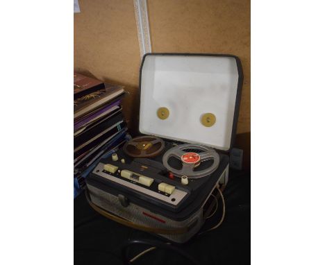 A Vintage Philips Reel-to-reel Tape Recorder 