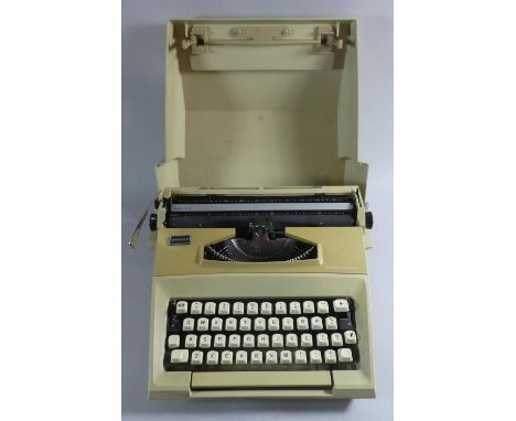 A Vintage Smith-Corona Courier Manual Portable Typewriter 