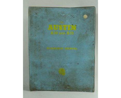 A Vintage Workshop Manual for the Austin A30 and A35 