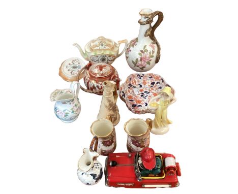 A quantity of china to include Royal Worcester, figurines, etc, see all images 