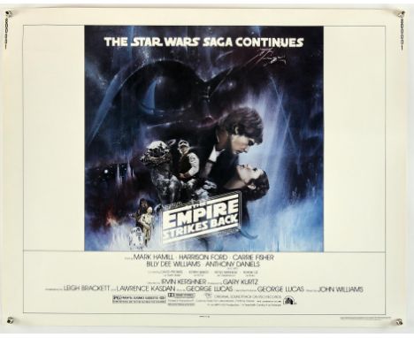 Star Wars The Empire Strikes Back (1980), US Half Sheet, 28 x 22 inches, flat, NSS 80001, Roger Kastel artwork  Director Irvi