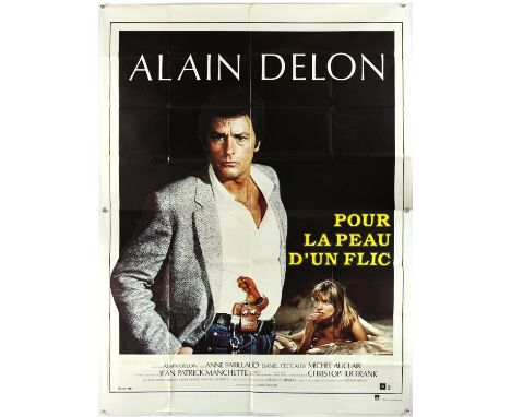 Lot of 2: 3 Hommes a Abattre (AKA 3 Men To Kill) (1980), French Grande, 62 x 47 inches, folded Pour La Peau D'un Flic  (AKA T