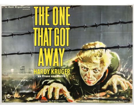 The One That Got Away (1957), British Quad, 40 x 30 inches, folded, printed by Charles and Read Ltd Director Roy Ward Baker S