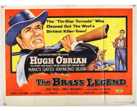 The Brass Legend (1956), British Quad, 40 x 30 inches, folded, printed by The Electric Printing Co Director Gerd Oswald Stars