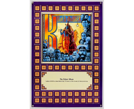 Kula Shaker 'K' (1996) music promo with artwork by Dave Gibbons, rolled, 30 x 20 inches 