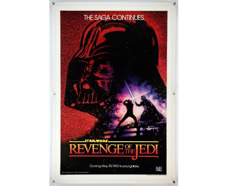 Star Wars Return of The Jedi (Revenge of the Jedi) (1983), US 1 Sheet, linen backed, 41 x 27 inches, 42.5 x 29 inches on back