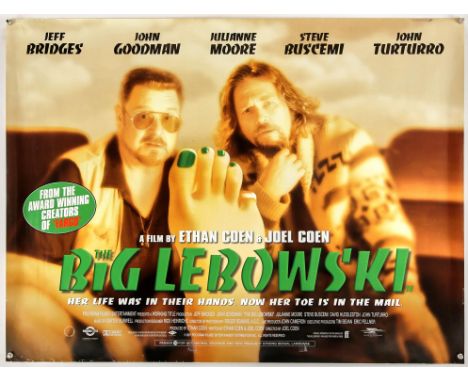 The Big Lebowski (1998), British Quad, 40 x 30 inches, rolled, double sided Director Joel Coen Stars Jeff Bridges, John Goodm